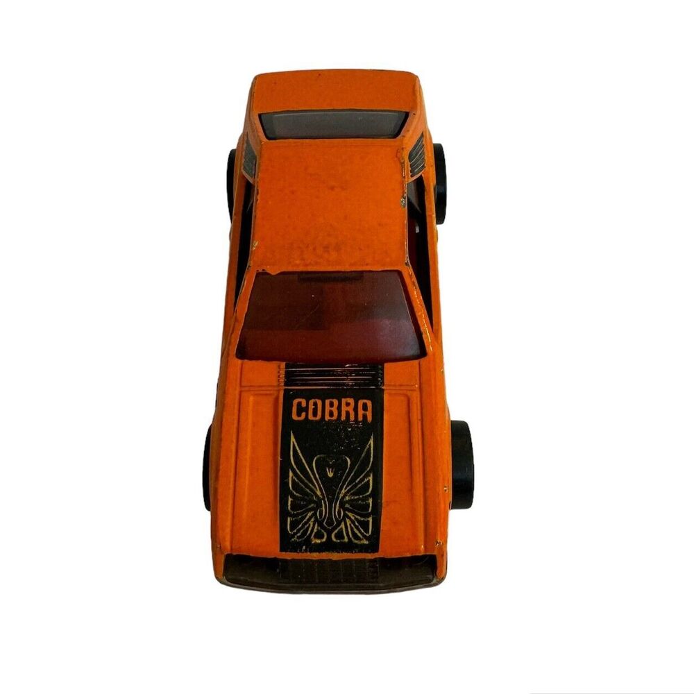 Vintage 1979 Hot Wheels‎ Orange/Black Turbo Mustang Cobra Made in Hong Kong - Picture 2 of 6
